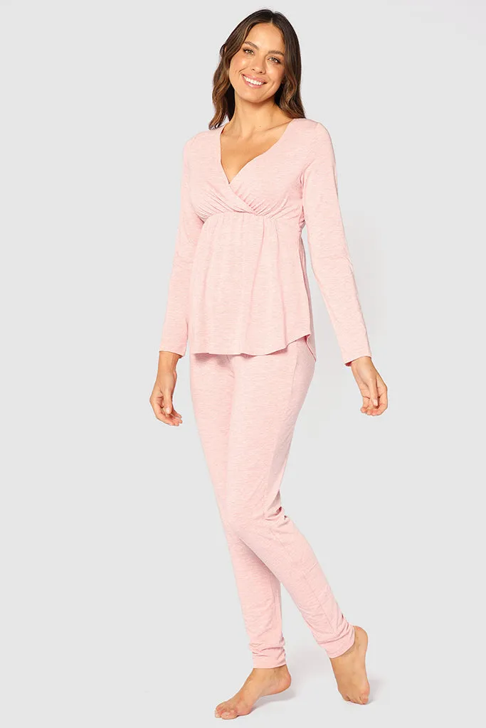 PJ Slouch Pant - Rose