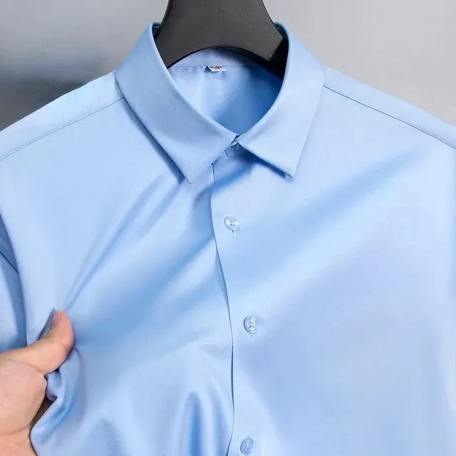 Single Pocket Formal Shirts - SKY