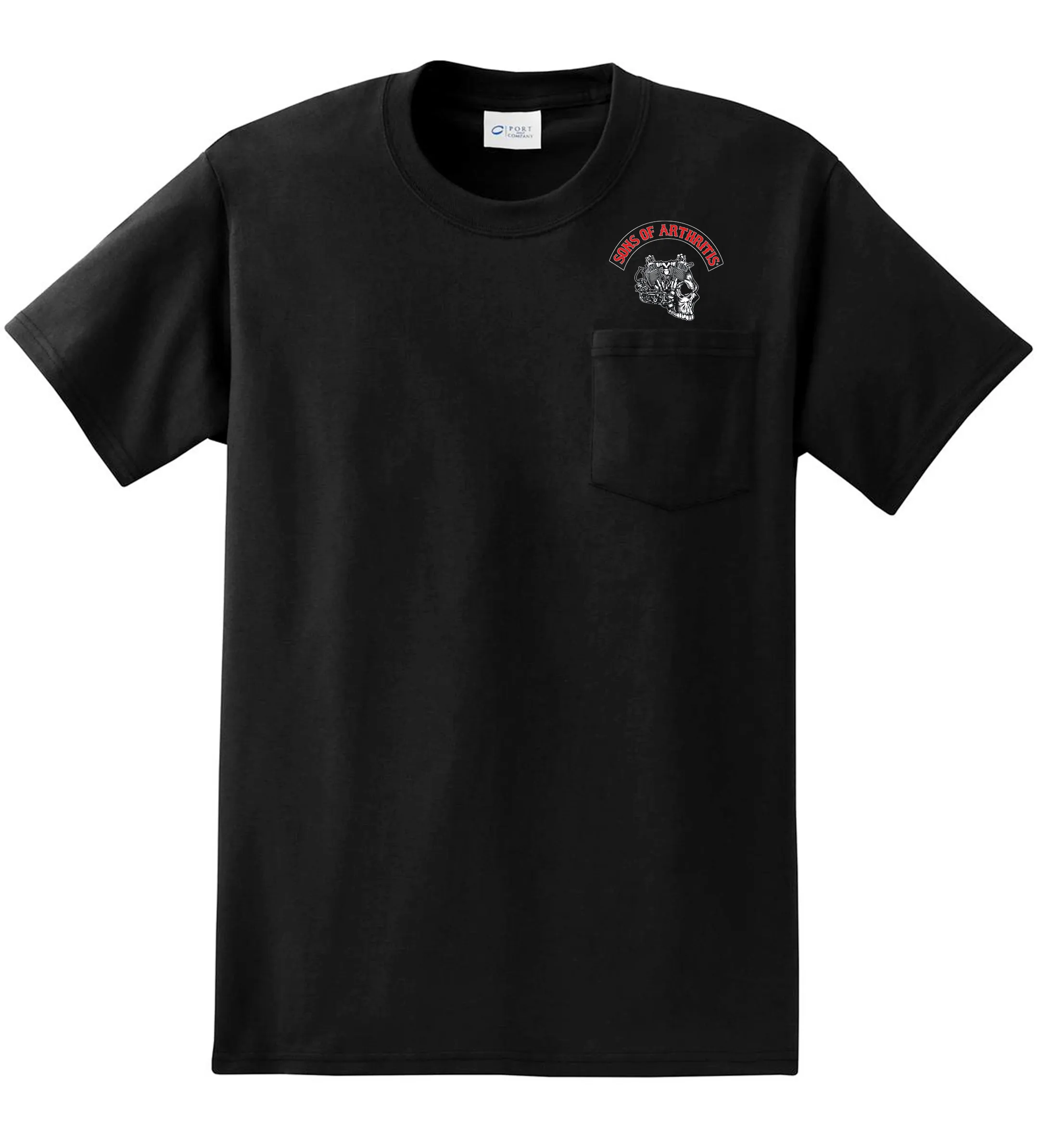 Sons of Arthritis Don't Snore Pocket Tee (Black)