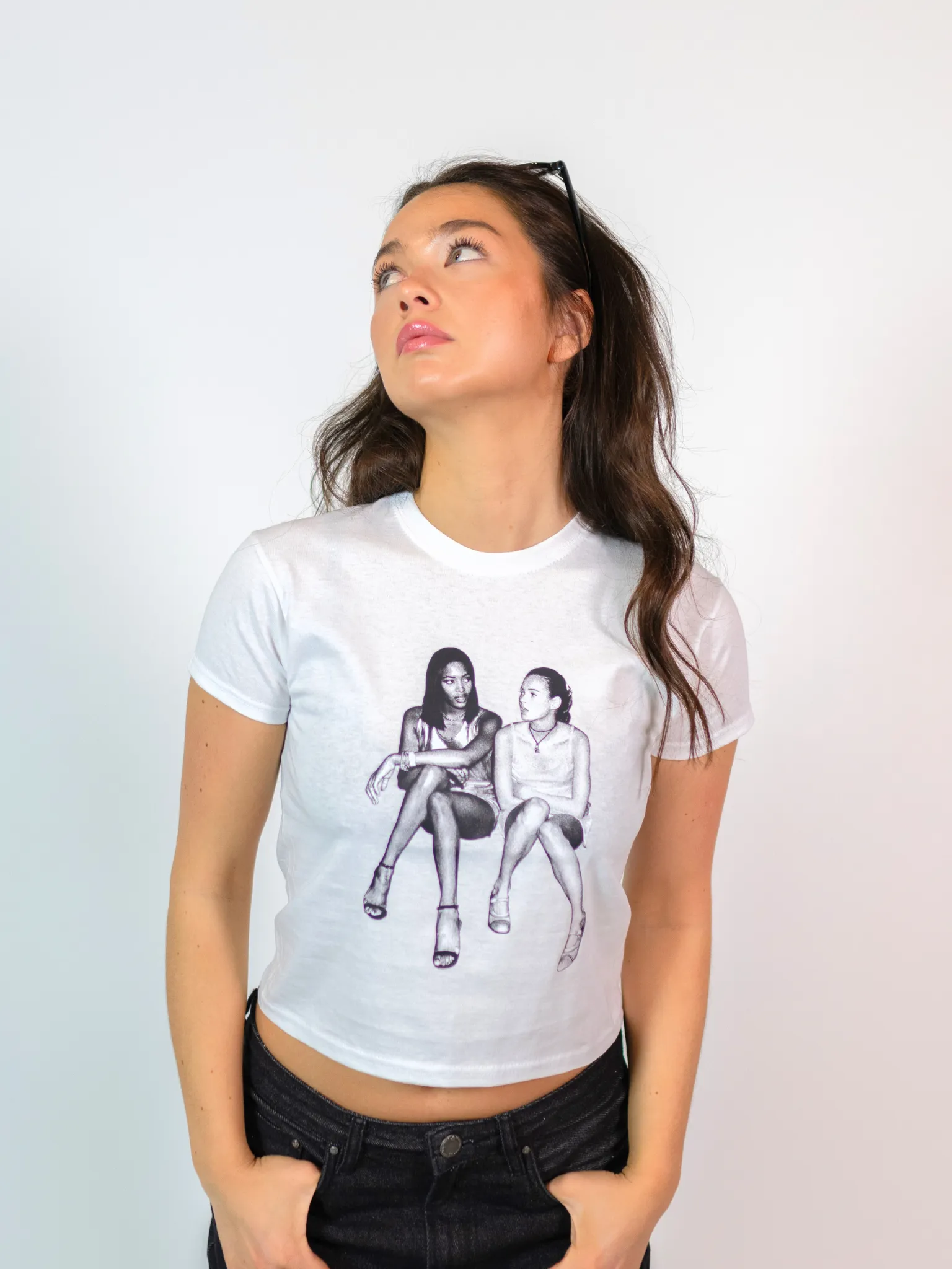 SUPERMODELS BABY TEE - SVART