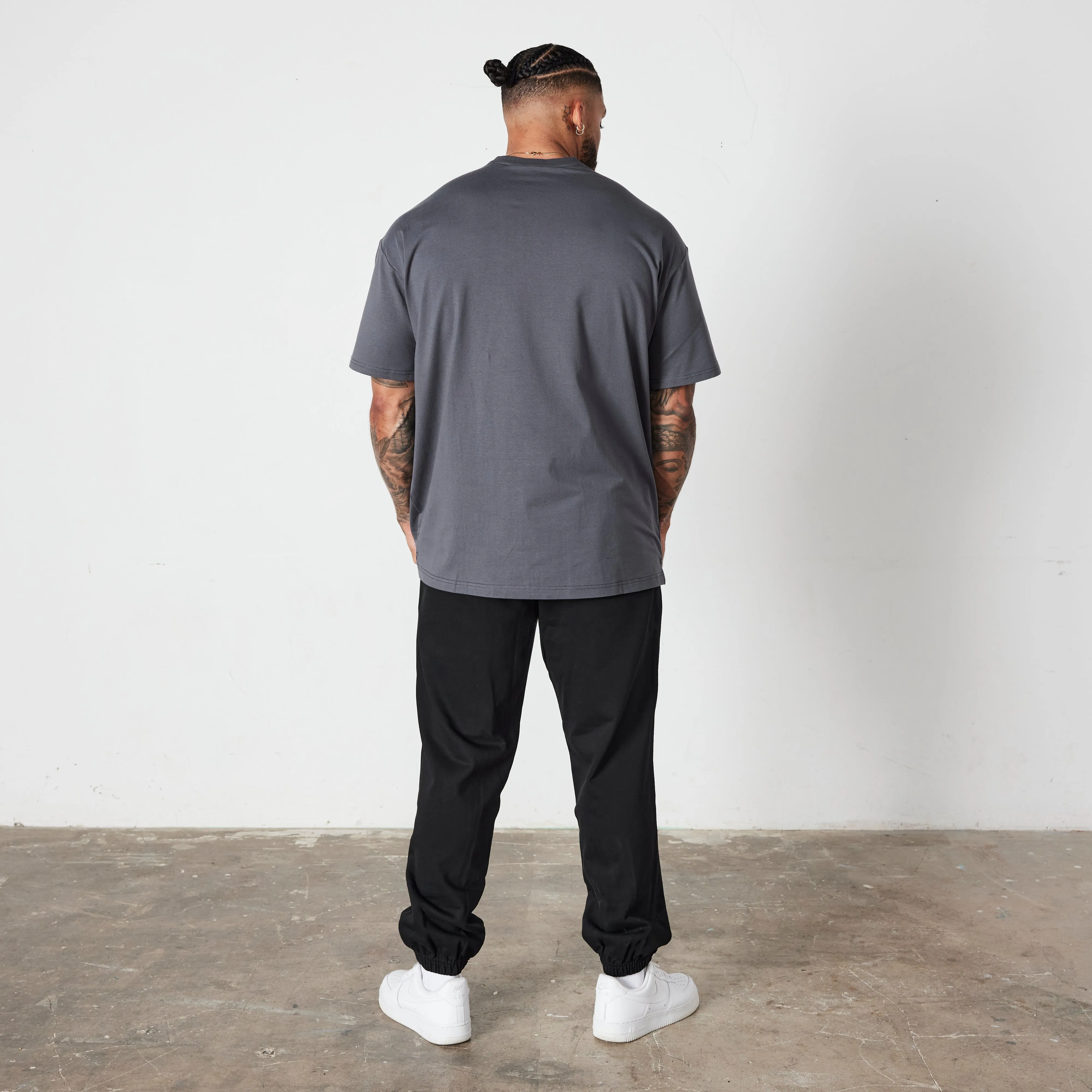 Vanquish Essential Denim Blue Oversized T Shirt