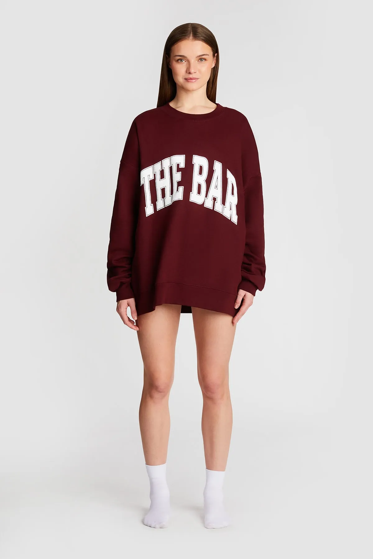 VARSITY SWEATSHIRT MAROON