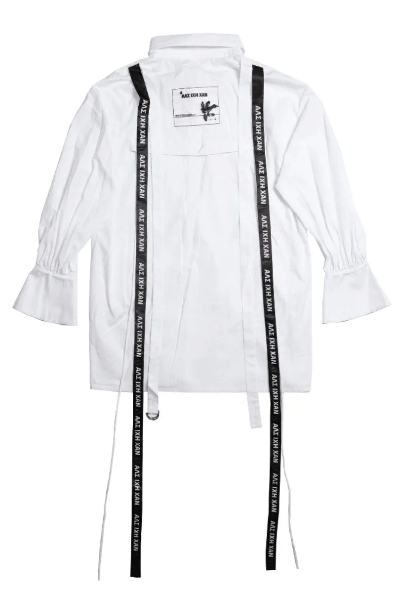 White Ribbon Shirtcoat